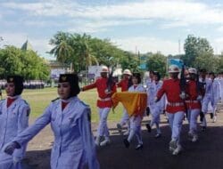 Paskibraka Kabupaten Majene Sukses Kibarkan Bendera Merah Putih
