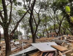 Puluhan Lapak di RTH Terminal Petta Ponggawae Dibongkar, KASATPOL-PP: Sudah Sesuai Prosedur