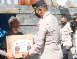 Kapolres Majene Salurkan Bansos Polri