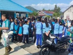 Pemerintah Kecamatan Sausu Kerja Bakti di 4 Desa Pesisir