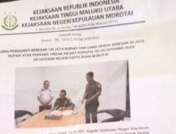 Terdakwa Kasus Korupsi Benny Garuda Lakukan Pengembalian Dana Kerugian Negara