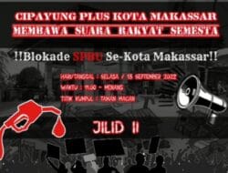 Tuntutan Belum Direspon, Cipayung Plus Kota Makassar Turun Aksi Jilid II