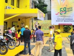 Peserta Jalan Santai Golkar Membludak di Makassar, Panitia Kewalahan