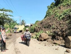 Longsor di Majene, Akses Jalan Umum Sempat Tertutup
