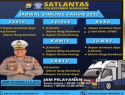 Satlantas Polrestabes Makassar Buat Program Simling, Ini Jadwalnya