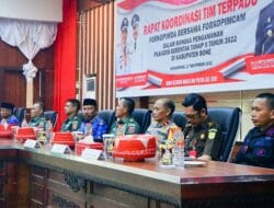 Rakor Bersama Kesbangpol dan Forkopimda Bone Dalam Upaya Pilkades Damai
