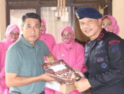 Sambut Hut Brimob ke 77, Brimob Bone Anjangsana ke Purnawirawan dan Warakawuri