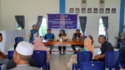 Mahasiswa KKP Angkatan XXV Fisip Unismuh Makassar Gelar Seminar Program Kerja