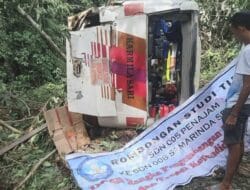 Bus Kontingen PPU Lakalantas di Kampung Long, Berikut Daftar Korban