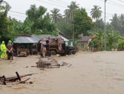 Tanggap Bencana, Ratusan Personel Polres Majene Diterjunkan