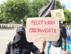 Kunker Manparekraf ke Morotai Disambut Aksi Unjuk Rasa