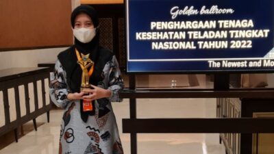 dr. Andi Rizki Tenryayu Raih Juara 1 Nakes Teladan Tingkat Nasional