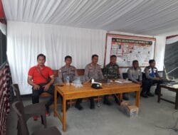 Pengamanan Nataru, Polsek Torue Dirikan Pos di Lokasi Keramaian
