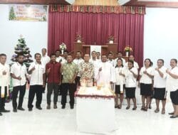 Momen Perayaan Natal di Morotai Jaya yang Penuh Suka Cita
