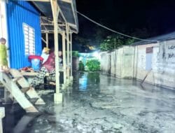 Desa Waiara Diterjang Banjir Rob, Rumah Warga Terendam Air