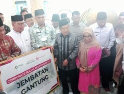 Pembangunan Jembatan Gantung Polewali Bone Rampung, JK: Pelihara dengan Baik