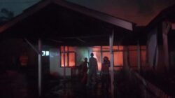 2 Rumah Dilalap Api di Asrama Polres Berau