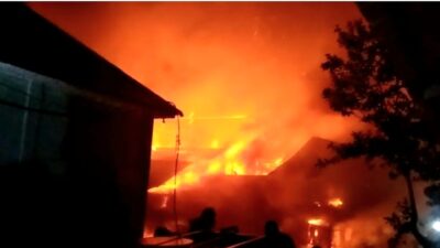 Kebakaran Hanguskan 4 Rumah di Sikka