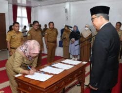 Sekprov Sulbar Lantik Enam Pejabat Eselon III, Berikut Nama-namanya