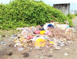 Tumpukan Sampah di Desa Daruba Dikeluhkan Warga