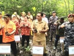 Momen Lanal Maumere saat Penanaman Bibit Mangrove di HUT Basarnas ke- 51