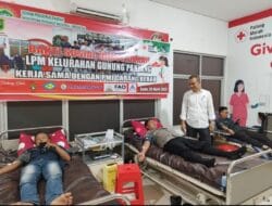 Sambut Ramadhan, LPM Gunung Panjang Gelar Donor Darah