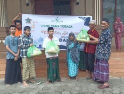 PCNU Tana Toraja Salurkan Bantuan Sembako ke Kaum Dhuafa