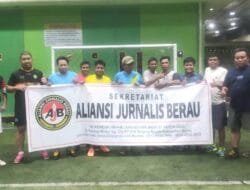 Pererat Silaturahmi, Aliasi Jurnalis Berau Gelar Pertandingan Futsal