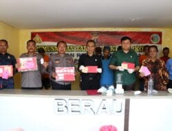 Polres Berau Musnahkan Narkotika Jenis Sabu Hasil Sitaan