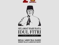 Penghujung Ramadhan, Prabowo Sampaikan Permohonan Maaf Kepada Seluruh Masyarakat