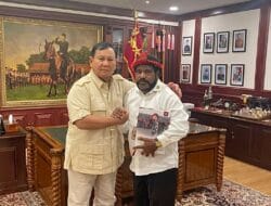 Prabowo Terima Kunjungan Lenis Kogoya dengan Penuh Kehangatan