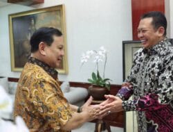 Bamsoet Bawa Anak dan Calon Menantu Mohon Doa Restu kepada Prabowo