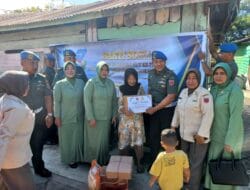 Peringati HUT POMAD Ke-77, Denpom XIV/1 Bone Gelar Baksos Bagi Sembako