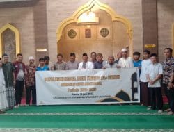 H Natsir Barlin Resmi Pimpin Pengurus Masjid Al Fatah Hertasning