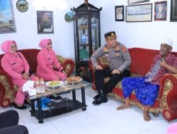 Sambut Hari Bhayangkara ke 77, Kapolres Majene Anjangsana ke Purnawirawan Polri