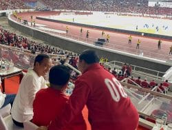 Momen Akrab Jokowi, Prabowo dan Erick Nobar Indonesia vs Argentina, Pengamat: Sinyal Kuat Jokowi Jodohkan Prabowo-Erick