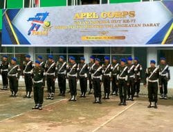 Puncak HUT Pomad ke-77, Denpom XIV/1 Gelar Apel Corps dan Syukuran