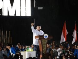Prabowo Pidato Serukan ‘Salam Pergerakan’ di Harlah ke-63 PMII