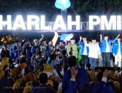 Momen Kader PMII Meminta Prabowo Tak Berhenti Pidato : Lanjut Pak!