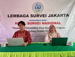 Survei LSJ : Elektabilitas Prabowo Absolut di atas Ganjar dan Anies