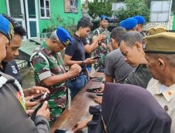 Berantas Judi Online, Dandenpom XIV/1 Bone Sidak HP Personelnya