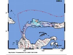 Laporan Gempa Terkini Terjadi di Boul, Sulteng