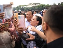 Antusiasme Warga Kota Malang Sambut Prabowo