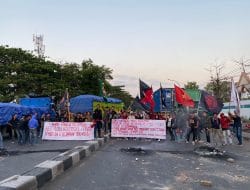 Aliansi Kerakyatan Indonesia Unras Serukan Copot Kapolrestabes Makassar