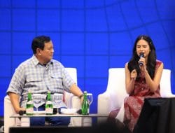 Prabowo dan Maudy Bersanding di Belajaraya 2023