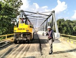 Rehab Jembatan Sambaliung Hampir Rampung, Target Digunakan Bulan September 2023