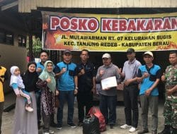 LPM Gunung Panjang Salurkan Donasi ke Korban Kebakaran