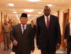 Prabowo Perkuat Kerjasama dengan Menhan AS di Tengah Berbagai Isu Strategis