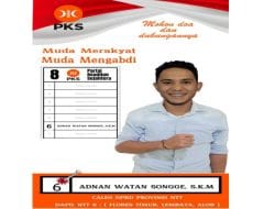 Mengenal Lebih Dekat Adnan Watan Songge, Caleg NTT Dapil 6