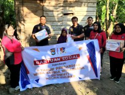 Alumni SIP 2018 Polda Sulbar Gelar Baksos, Salurkan Sembako ke 11 Titik
